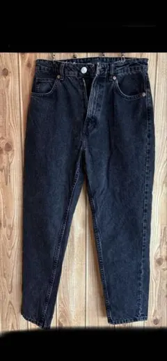 ZARAブラック デニムパンツ38