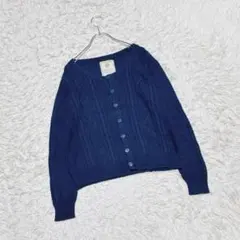 【Rope Picnic】コットンブレンドケーブルニットカーディガン (38)