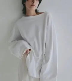 ETRE TOKYO 完売 カットオフカフスロンTee 長袖ロンT gray - メルカリ