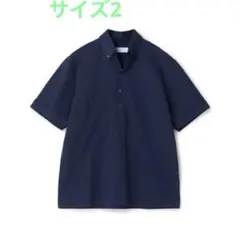 MEN'S BIGI アクティブテイラーニットサッカーポロシャツ ネイビーのサムネイル