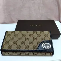 GUCCIグッチ GG柄 三つ折り財布