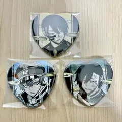 桃源暗鬼 ハート型 缶バッジ 3点まとめ売り①