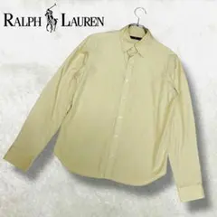 90s 美品 ヴィンテージ ラルフローレン クラシック ベージュ 長袖 シャツ