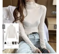 【GRL】タートルネックメロウシアートップス[dk867] 今田美桜着用◎