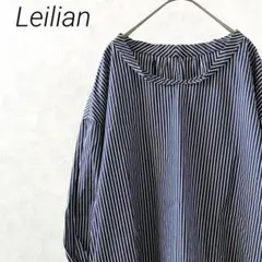 【新品タグ付】 レリアン 七分袖 チュニック ボーダー ゆったり 体型カバー 新品タグ付】 レリアン 七分袖 チュニック ボーダー ゆったり 体型