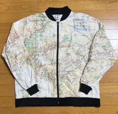 希少　レア　NEW YORK CLUB MTA コラボ 総柄　ジャケット 地図のサムネイル