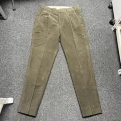 UNITED ARROWS EMMETEX カーキ テーパード スラックス