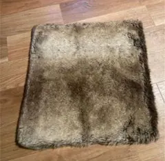 Francfranc クッションカバー　ファー　ブラウン