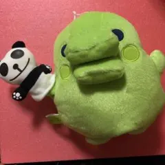 セブンイレブン限定 くちぱっち ビーズクッション 生茶パンダパペット