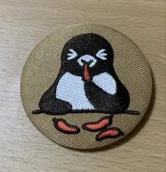 Suicaのペンギン 刺繍缶バッジ