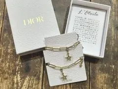【新品未使用】DIOR ノベルティ チャーム ゴールド 星モチーフ 箱付き