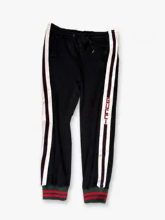 GUCCI テクニカルジャージー ジョガーパンツ ネイビー S - メルカリ