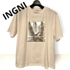 INGNI メタリックプリント Tシャツ