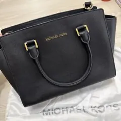 MICHAEL KORS ハンドバッグ ブラック レザー 2way ショルダー