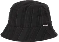 stripe sucker cloth bucket hat