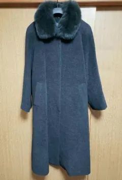 BELTA BUONO ベルタボーノ アンゴラ ロングコート ファー襟付き