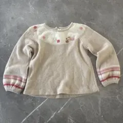 familiar ❤︎ ふんわり袖のセーター （110）