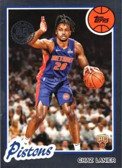 【1379】Pistons Chaz Lanier RC Topps