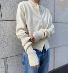 SHINZONE LONG RIB CARDIGAN ロングリブカーディガンのサムネイル
