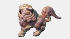 獅子足 大香炉 木座付 横36cm 高21cm 唐金 銅製 獅子摘 彫刻 eb - メルカリ