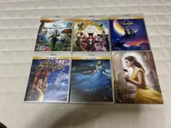未使用】ディズニー プリンセス・6セット(正規ケース+Blu-rayのみ
