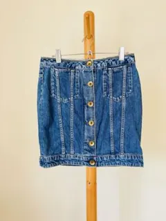 【レア】【美品】グランジ　y2k デニムスカート　M size