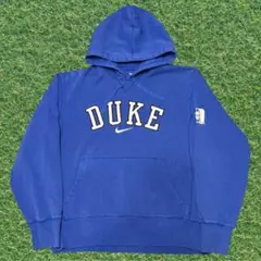 【00s】NIKE DUKE センタースウォッシュ パーカー M 青 Y2K