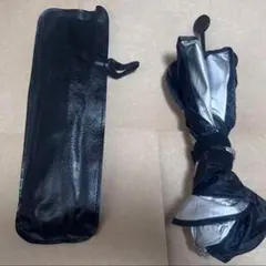 折りたたみ傘 黒 収納ケース付き