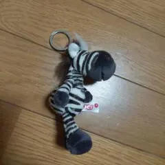 nici シマウマ ゼブラ キーホルダー
