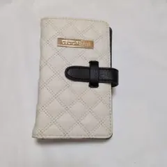 CECIL McBEE 手帳型スマホケース ホワイトのサムネイル