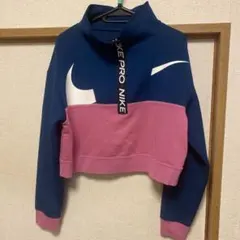 Nike ハーフジップ クロップドスウェット