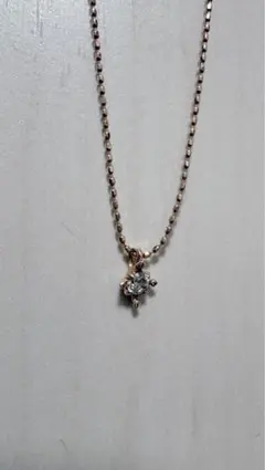 ノジェス NOJESS一粒ダイヤモンド ネックレス ピンクゴールドのサムネイル
