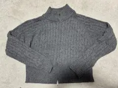 [MADE] ベーシックケーブルニットジップアップのサムネイル
