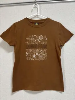LOGOS PARK ブラウン Tシャツ Mサイズ　ロゴス
