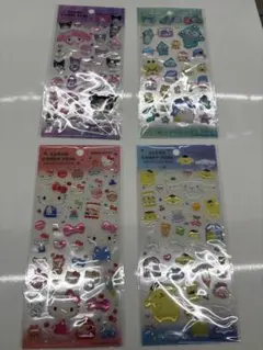 キャラクターシール 4シートセット　サンリオ