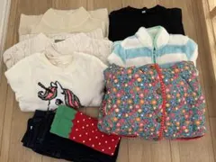 子供服8着 アウター入り 女の子 100～110cm ライトオン、H＆M 西松屋
