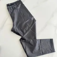 【新品】フェイクレザー調 メタリック スパッツ レギンス