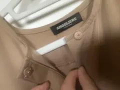 ANGELIEBE マタニティ ワンピース ベージュ　L
