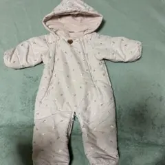 petit main フード付きアウター ピンク✴︎ジャンプスーツ