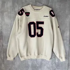 【HIPHOP】FUBU フーブ スウェット クリーム色 y2k ラッパーのサムネイル