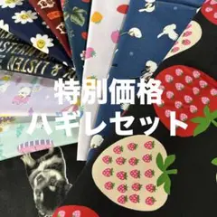 46 特別価格　ハギレセット　10枚セット　イチゴ柄多め　サイズは説明文