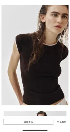 【美品】 【新品】 ZARA ショートスリーブ Tシャツ 韓国ファッション M