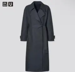UNIQLO U ダークグレー トレンチコート 男女兼用M
