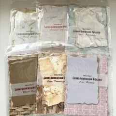 【56】素材紙 6種 レトロ ヴィンテージ コラージュ 海外 まとめ売り