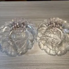 HOYA クリスタルガラス　皿　ぶどうのサムネイル