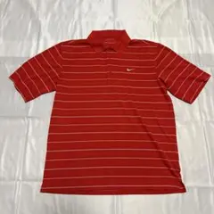 希少NIKEGOLFナイキゴルフDRI-FITポロシャツサイズMボーダー