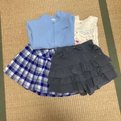 未使用】バースデイ コギャル KOGYARU 制服 130 レッグウォーマー