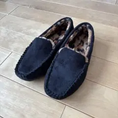 しまむら ボアヒョウモカシン ヒョウ柄 レオパード ファーモカシン