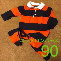 ベビーギャップ ロンパース　baby gap ラガーシャツ　オールインワン