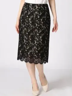 黒レースタイトスカート セルフォード CELFORDのサムネイル
